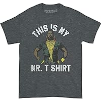 Men's Mr. T Im Funny T-Shirt XXX-Large Heather Charcoal