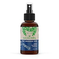 Multiuse Lemongrass Water Toner Mist for Face, Body, and Hair - Pure Distilled Lemograss Water Spray - Soothes and Hydrates Skin, Scalp, Hair, & Nails - 2 oz