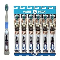 Oral-B Kids Manual Toothbrush Featuring Star Wars The Mandalorian, Soft Bristles, for Children and Toddlers 3+, Pack of 6