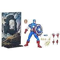 Marvel Legends Series 20th Anniversary Series 1 Captain America 15 cm Collectable Action Figure with 14 Accessories