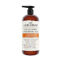 CURLSMITH - Curl Quenching Conditioning Wash - Vegan Cowash 2 in 1 Conditioner and Shampoo for Wavy, Curly and Coily Hair (32oz)