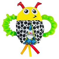 LAMAZE Bitty Bite Bug Rattle 4.5 Inch (Pack of 1)