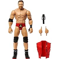 Mattel WWE Elite Action Figure & Accessories, 6-inch Collectible LA Knight with 25 Articulation Points, Life-Like Look & Swappable Hands