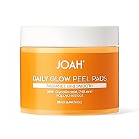 Daily Glow Peel Pads with Glycolic Acid, PHA and Papaya Extract, 50 Count