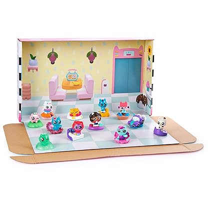 Gabby's Dollhouse, Meow-Mazing Mini Figures 12-Pack (Amazon Exclusive), Kids Toys for Ages 3 and up