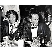 Schneider Electric 1966 RAT PACK FRANK SINATRA, DEAN MARTIN SMOKING & DRINKING AT DINNER 8X10 PHOTO