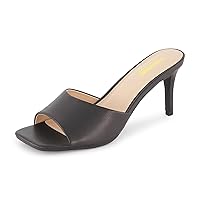 CUSHIONAIRE Women's Evie One Band Dress Sandal +Memory Foam And Wide Widths Available