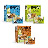 Stuff’d Oat Bites, Set of 3 Pieces - (each Pack Contains 5 Pieces) Gluten Free Whole Grain Rolled Oat Snack, Vegan On-The-Go