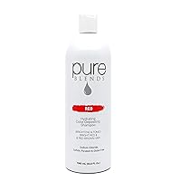 Red Hydrating Color Depositing Shampoo Brighten & Tone Color Faded Hair Semi Permanent Hair Dye Prevents Color Fade Extend Color Service on Color Treated Hair 33.8 Oz.