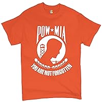 POW MIA You are Not Forgotten T-Shirt Veteran's Day Patriot Men's Novelty Shirt
