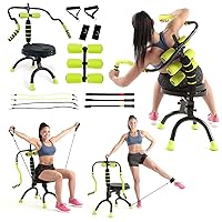 Ab Fitness Machine System Provides an Abdonimal and Muscle Activating Workout with Aerobics to Burn Calories and Workout