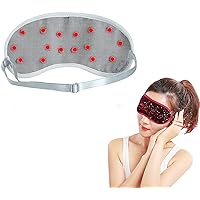 Magnetic Sleeping Fatigue Relief Mask, Tourmaline Eye Mask, Velvet Magnet Massage Relieve Visual Fatigue Eye Mask for Sleep, Eye Mask for Sleeping with Adjustable Straps (Gray)