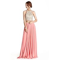 Prom Dress Formal Dresses #APL1809Formal Gownl | Coral| Floor Length | Any Special Occasion Wedding, Quinceañera Prom
