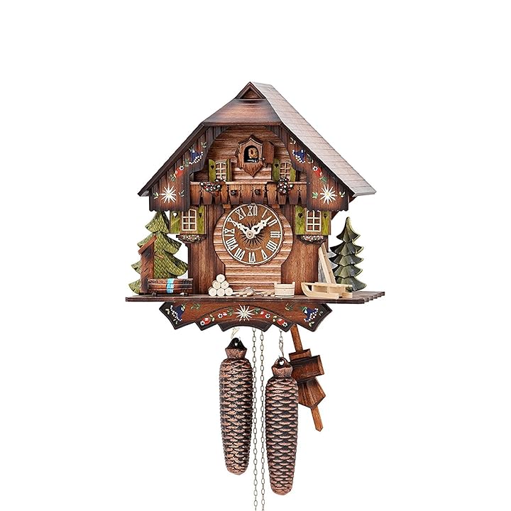 Cuckoo Clock Pendulum 2.5" Maple Leaf Style NEW Brown German Made 7 1/2" Length 