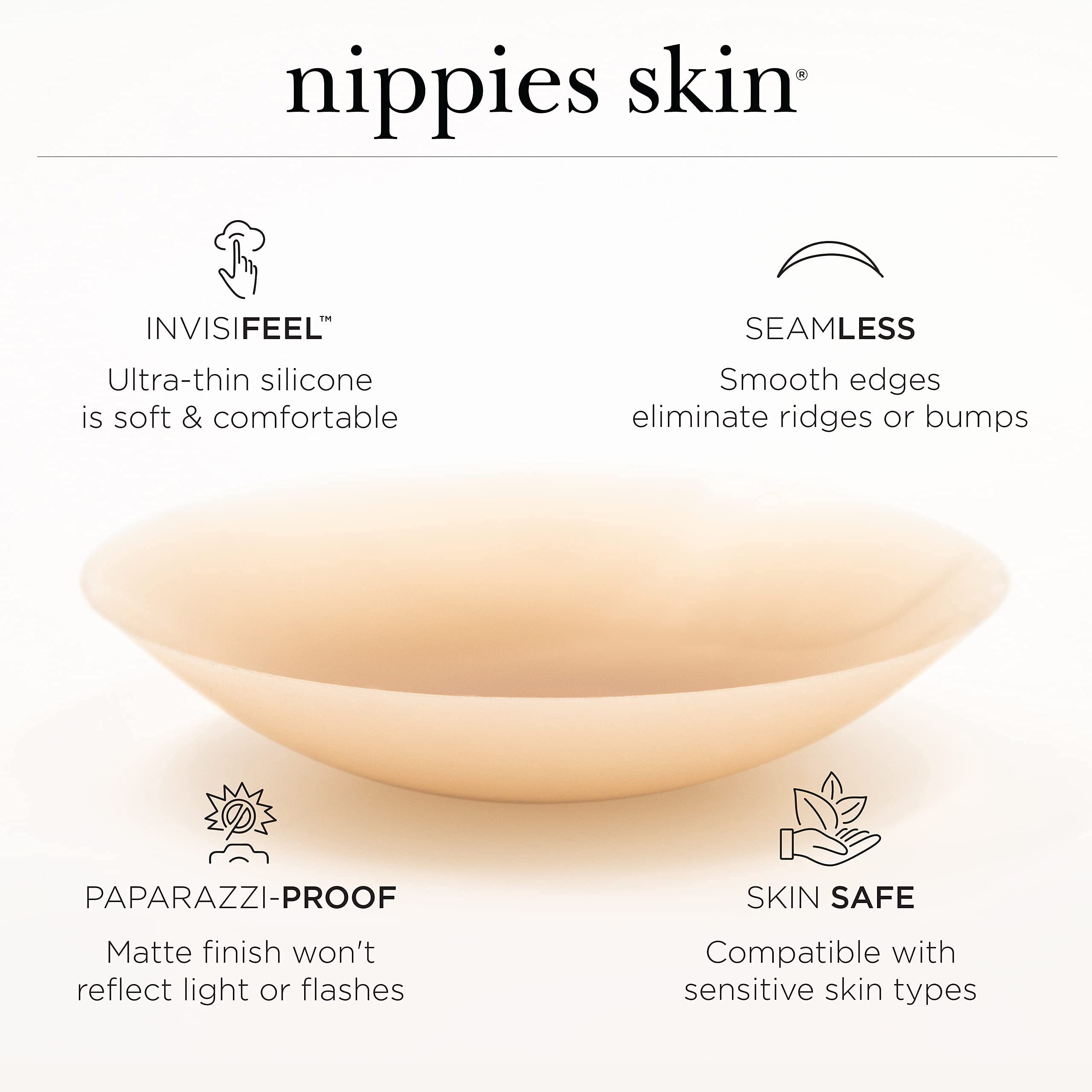 Nippies Tape Boob Tape Skins Nipple Covers Bundle - Coco Size 2