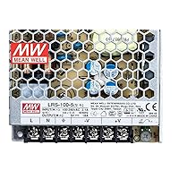 MEANWELL Switching Power Supplies 90W 5V 18A, LRS-100-5