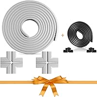 Furniture Edge and Corner Guards | 36ft Bumper 12 Adhesive Childsafe Corners | Baby Child Proofing Set