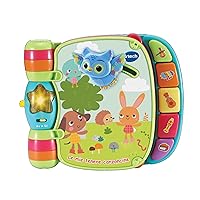 VTech Il Mio Primo Interactive Book - Le Mie Tenere Canzoncine, Interactive Book for Babies with Embossed Animals, 6 Songs for Children, Italian Language, Batteries Included, 6-36 Months