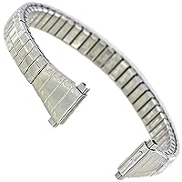 10-13mm Speidel Silver Tone Stainless Ladies Expansion Watch Band Reg 1739/02