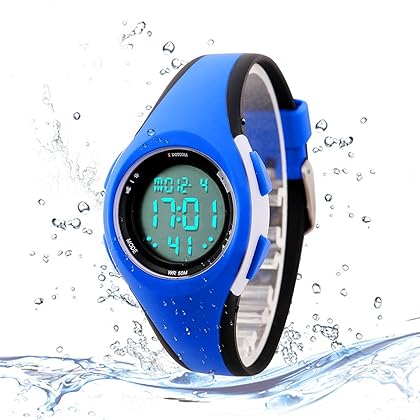 Misskt Kids Watch, Boys Sports Digital Waterproof Led Watches with Alarm Wrist Watches for Boy Girls Children AW