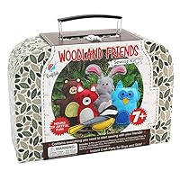 Woodland Animals Kids Sewing Kit, Educational Arts & Craft Gift for Boys and Girls Ages 7 to 13