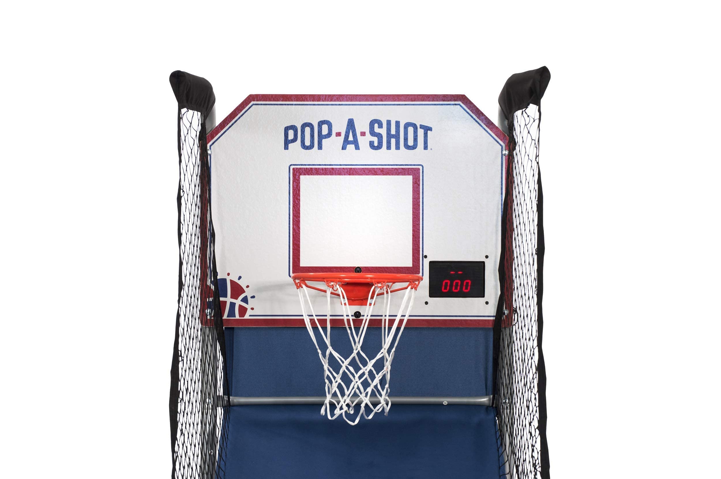 Pop-A-Shot - Home Single Shot | Arcade Basketball Fun at Home | Infrared Sensor Scoring | 6 Game Modes | 4 Balls | Foldable Storage | for Kids Ages 6-106