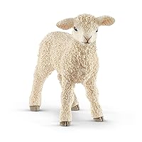 Schleich Farm World, Realistic Farm Animal Toys for Boys and Girls, Baby Lamb Toy Figurine