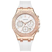 Wrist Watch for Women, Sport Style Lady's Watch, Quartz Analog Women's Watch with Silicone Strap