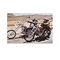 Easy Movie Posters Rider 60s Vintage Funny Cool Poster Guys Bedroom Decor Wall Art Paintings Canvas Wall Decor Home Decor Living Room Decor Aesthetic 24x36inch(60x90cm) Unframe-style