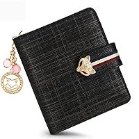 Leather Wallets for Women, Genuine Leather Gift Box Packing Ladies Clutch Purses with Zipper Coin Pocket Women's Small Bifold Wallets Credit Card Holders Womens Stylish Zip Around Wallets