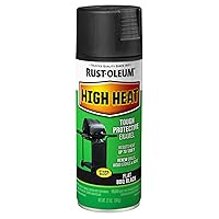 Rust-Oleum 7778830 High Heat Spray Paint, 12 Ounce, Bar-B-Que Black, 12 Fl Oz
