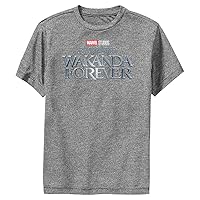Marvel Boys' Wakanda Forever Metal T-Shirt