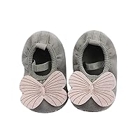 Baby Sock Shoes Kids Butterfly Print Walking Shoes Infant Anti Slip Breathable Slippers Baby Boys Girls Slip on Soft Rubber Sole Sneakers