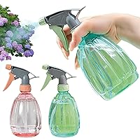 2PCS Spray Bottle for Plants, 500ml/17oz Plastic Empty Water Spray Bottle with Adjustable Spout, Visible Plant Mister, Reusable Garden Sprayer, Spray Bottle for Plants