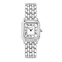 Sekonda Monica Ladies 20mm Quartz Watch in White with Analogue Display, and Silver Alloy Strap 40143