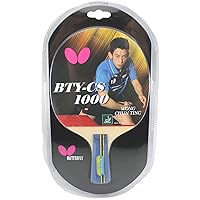 Butterfly BTY-CS 1000 Chinese Penhold Racket - Balanced Speed And Spin For Chinese Penhold Play - Recommended For Beginning Level Players - International Table Tennis Federation Approved