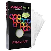 Maniac Mesh Sheets - Mesh Strips for Hair Dye, Hair Color, Hair Bleach - 50 Pack (Reusable)