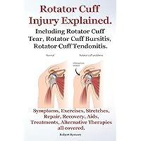 Rotator Cuff Injury Explained. Including Rotator Cuff Tear, Rotator Cuff Bursitis, Rotator Cuff Tendonitis. Symptoms, Exercises, Stretches, Repair, Recovery, Aids, Treatments all covered. Rotator Cuff Injury Explained. Including Rotator Cuff Tear, Rotator Cuff Bursitis, Rotator Cuff Tendonitis. Symptoms, Exercises, Stretches, Repair, Recovery, Aids, Treatments all covered. Kindle Paperback Hardcover Mass Market Paperback