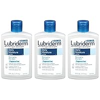 Lubriderm Daily Moisture Lotion Fragrance Free 6 oz (Pack of 3)