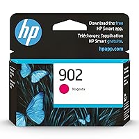 HP 902 Magenta Ink Cartridge | Works with HP OfficeJet 6950, 6960 Series, HP OfficeJet Pro 6960, 6970 Series | Eligible for Instant Ink | T6L90AN