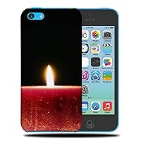 Cool RED Candle LIT UP #2 Phone CASE Cover for Apple iPhone 5C
