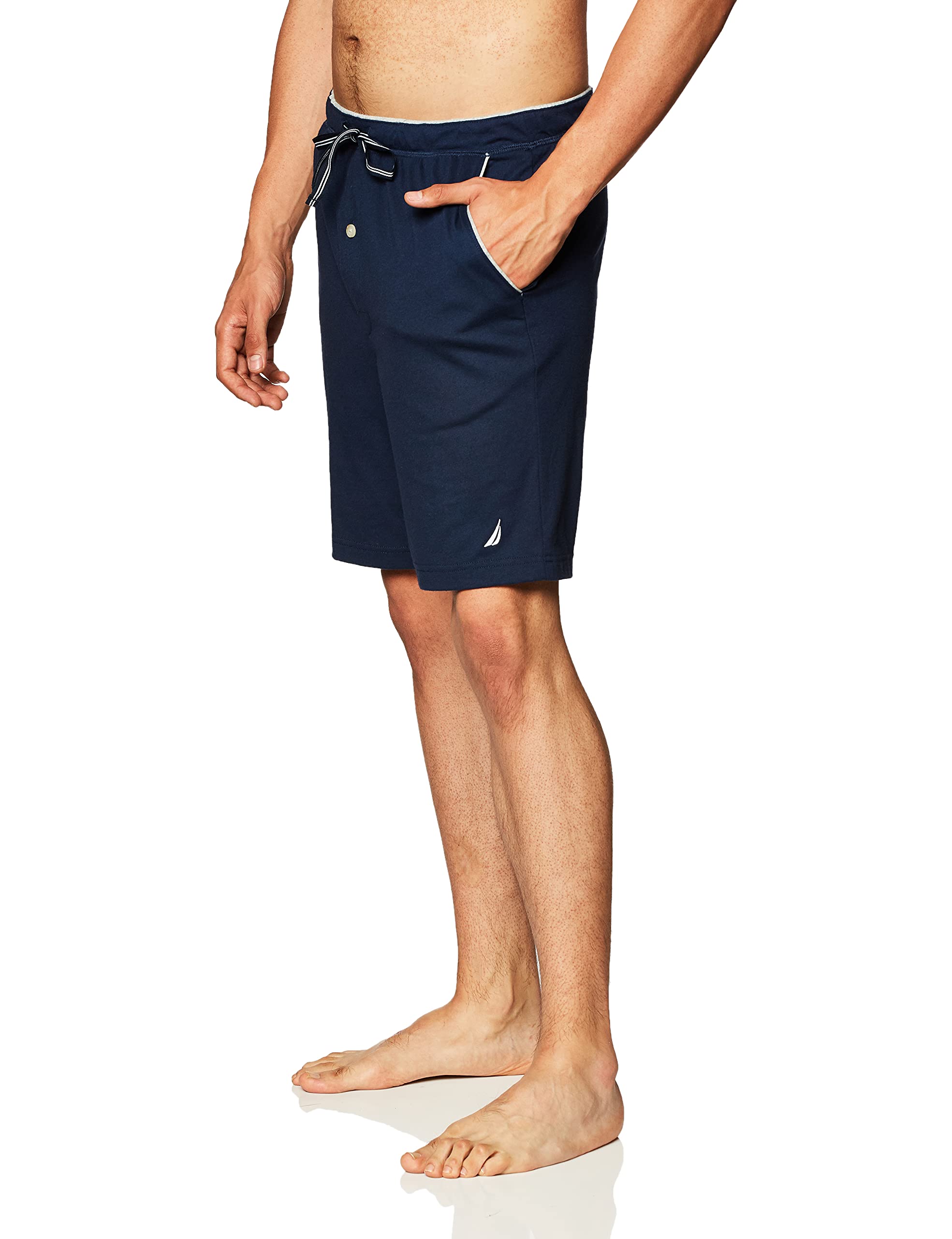 Nautica Men's Soft Knit Elastic Waistband Sleep Lounge Short