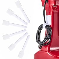 Cord Organizer for Appliances 6 Pack, SUITMAT Cable Organizer Cord Holder for Small Kitchen Appliances, Kitchenaid Stand Mixer Air Fryer Coffee Maker Pressure Cooker, (White)