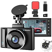 Type S S1 HD Car Dash Cam 1080P (True 720P) Front Car Cam Dashcam with  Built-in G-Sensor, 30 FPS Recording, Easy Installation, 4GB Micro SD Card