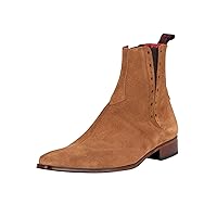 Men's Suede Chelsea Boots, Brown