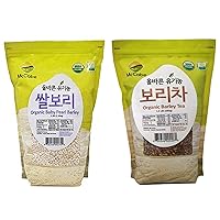 McCabe Organic Whole Grain Barley Products: Pearled Barley Grain & Roasted Barley Tea - USDA and CCOF Certified