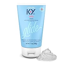 K-Y Jelly Classic Water-Based Personal Lubricant, Water Based Lube Helps Relieve Discomfort, 7 FL OZ