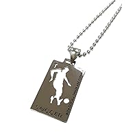 Christian Stainless Steel Sport Medal Necklace - Chain Included with God All Things are Possible Christian Sport Medal