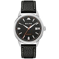 Bulova Men's Frank Sinatra 'Summer Wind' 3-Hand Date Automatic with Textured Leather Strap