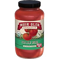 Muir Glen Organic Italian Herb Pasta Sauce, No Sugar Added, 23.5 oz.